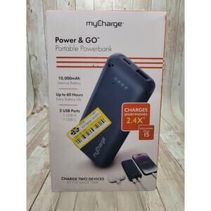 MyCharge Power & Go Power Bank 10000mAh For Smart Phones, Tablets, Earbuds 3523